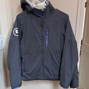 Women's Gray Puffer Jacket